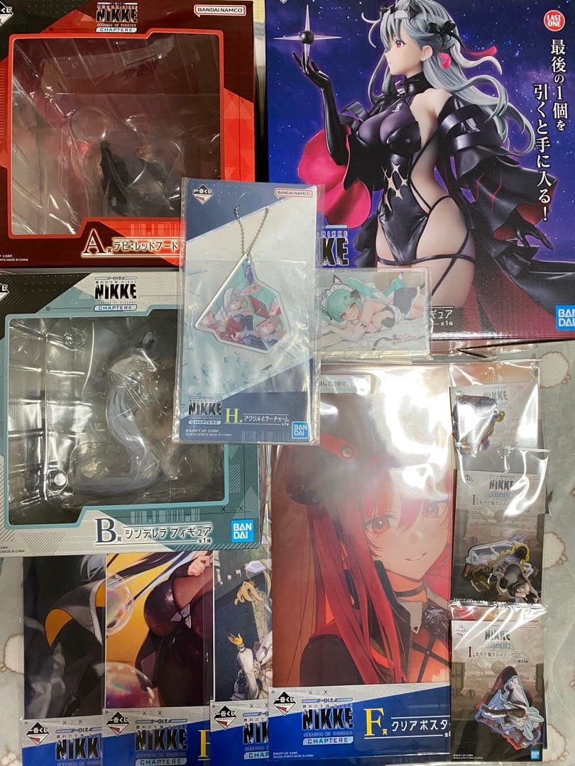 一番くじ　勝利の女神　nikke ラピ　シンデレラ　モダニア　ポスター　アクリル