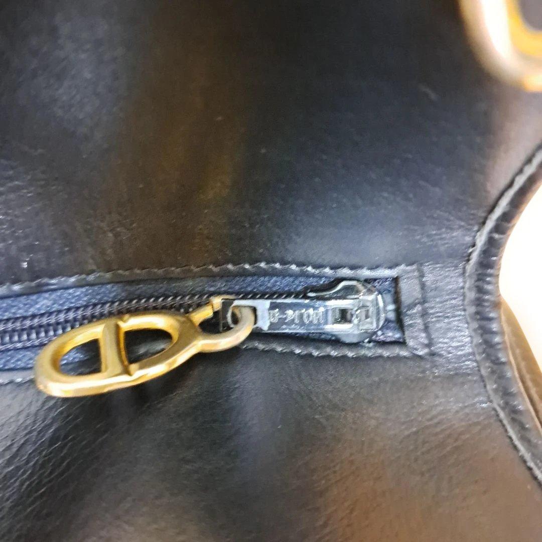 クリスチャン・ディオール ブラックレザーショルダーバッグ 最終値下げ