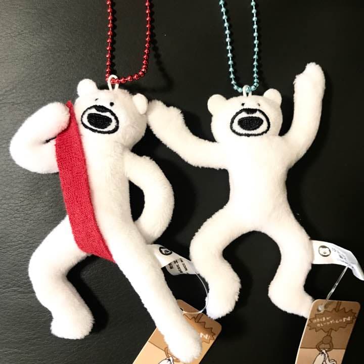 けたたましく動くクマ マスコット 2種