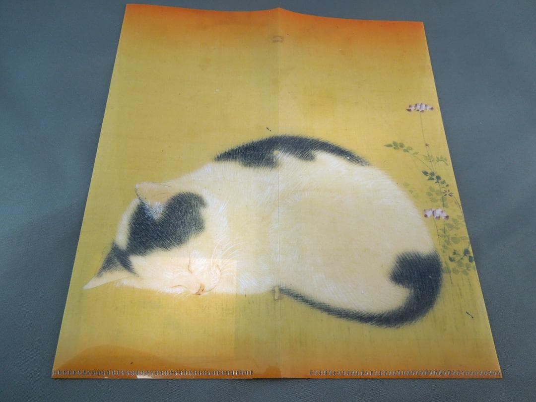 ❌美術館グッズ【6132】　《題材シリーズ》クリアファイル　猫〈日本〉４種セット