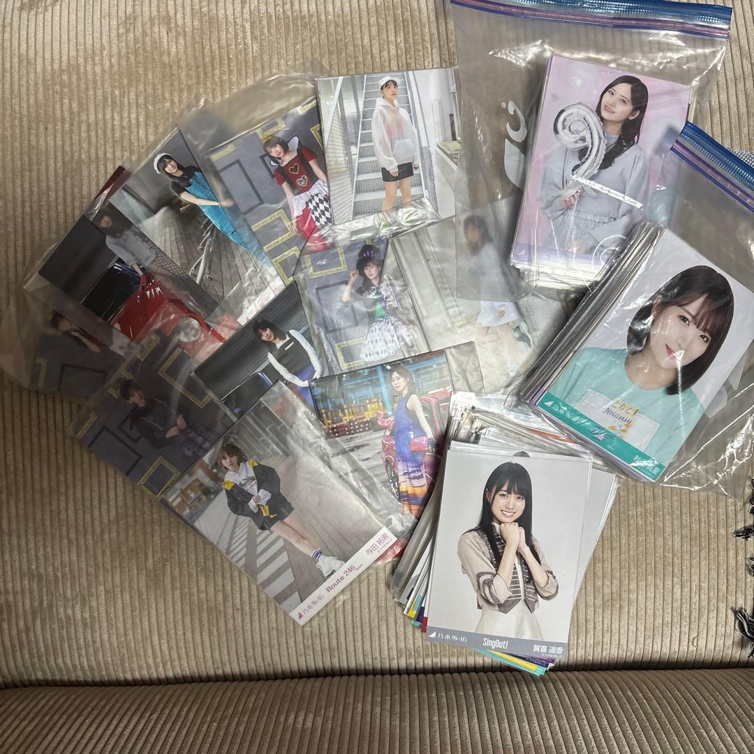 乃木坂46生写真まとめ売り➕賀喜メトロおまけ