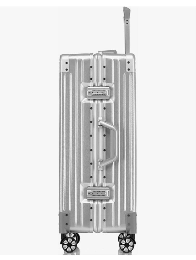 銀色系ボディーカラーを改良！！スーツケース アルミフレーム キャリー ケース
