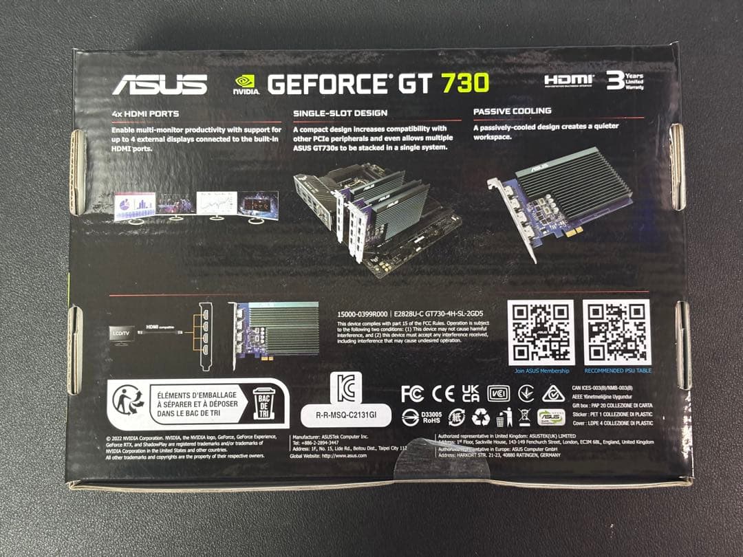 ASUS GT730-4H-SL-2GD5 ①