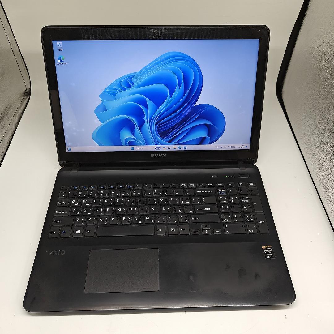 【VAIO】SVF 爆速i7 新品SSD256GB 8GB ブラックノートPC