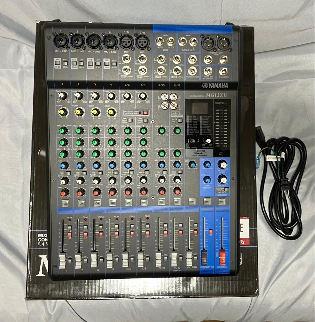 新品同様 YAMAHA MG12XU 12ch アナログミキサー 元箱あり