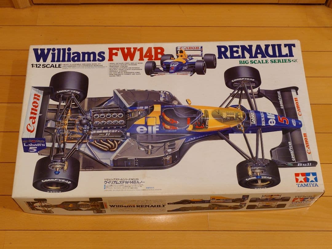 中古 未組立 タミヤ FW14B 1/12