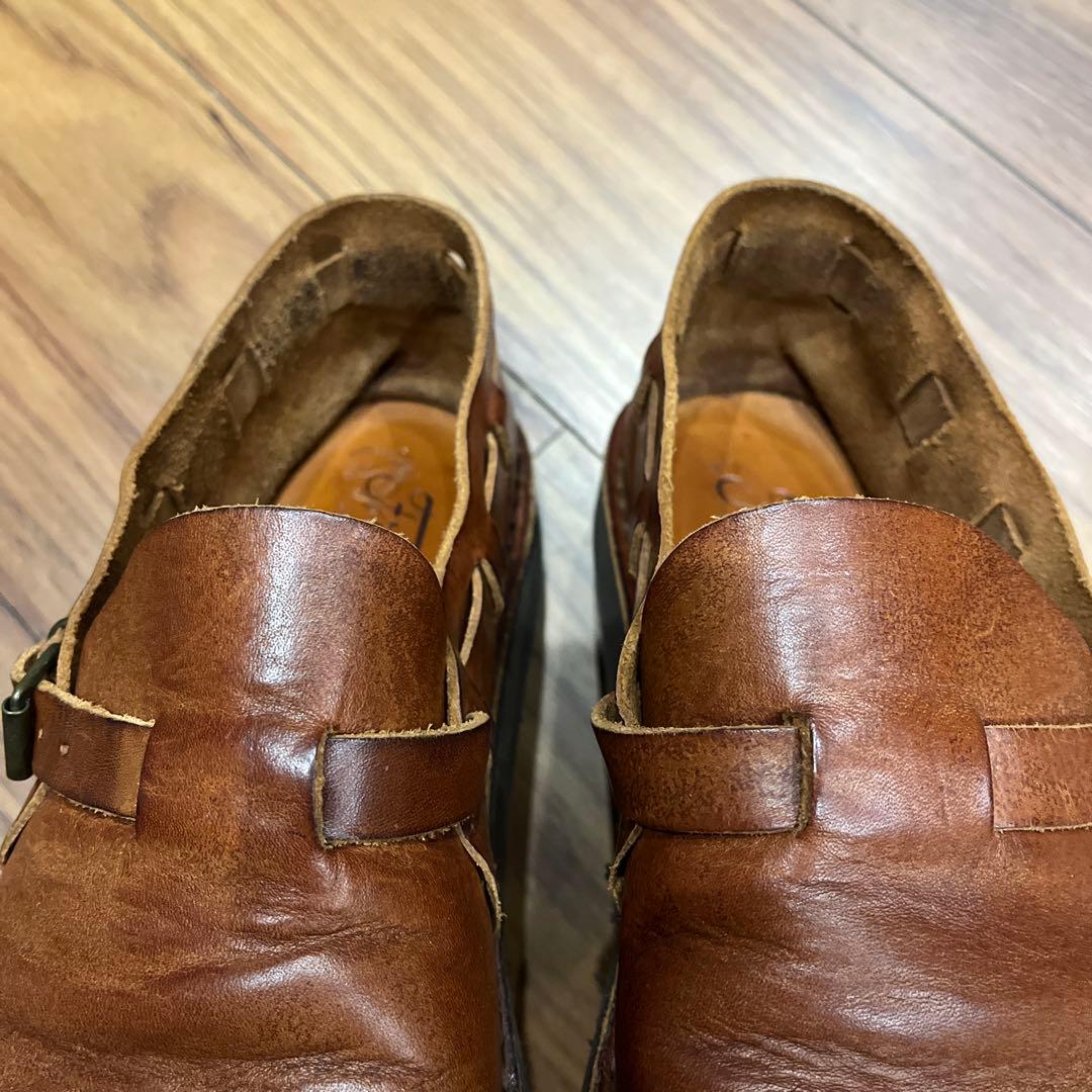 Fracap フラカップ　バケッタ　41 26.5 ブラウン　オーロラシューズ