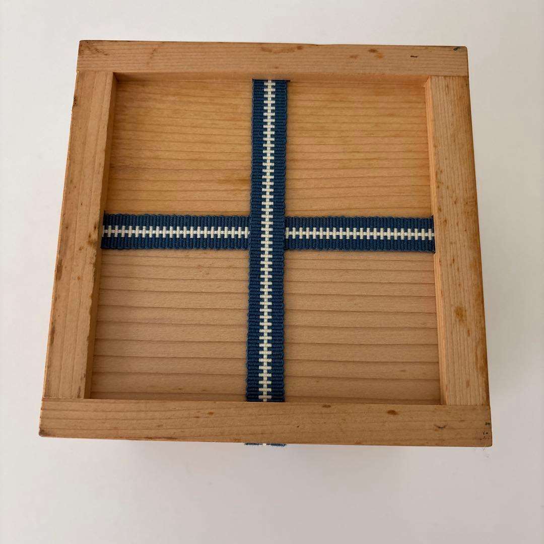 【新品未使用】抹茶茶碗　兎月窯　杉浦文泰作　瀬戸焼　御題『晴』共箱　ウコン布