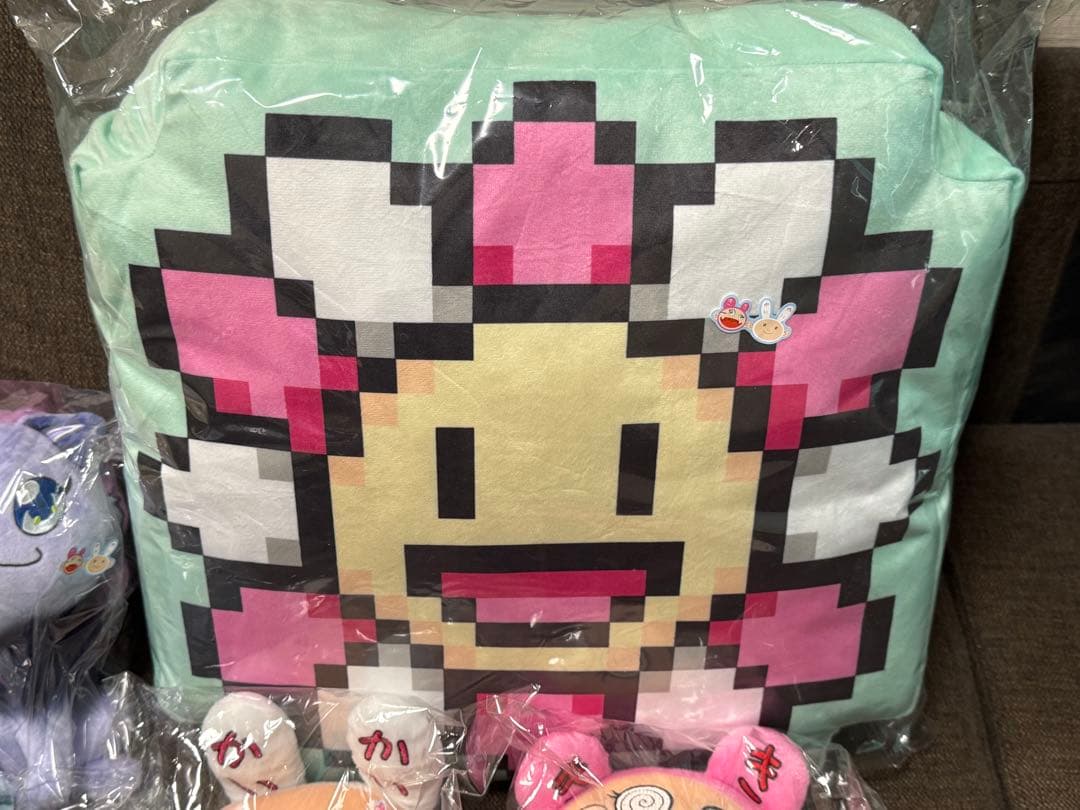 新品 カイカイキキ ぬいぐるみ クッション セット 村上隆