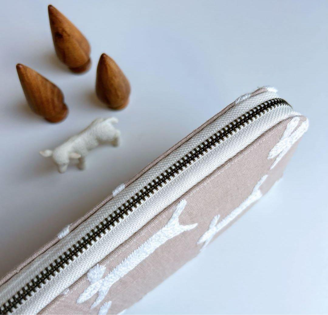 ☆専用☆ミナペルホネン ハンドメイド☆ラウンドファスナー長財布