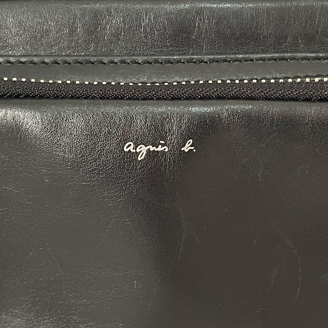 アニエスベー　レザー　アンジェル　ショルダーバッグ　カメラバッグ　牛革レザー