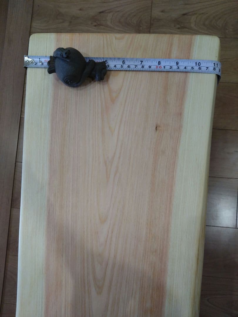 檜のベンチ（55）　かかのりになります❕❕耳付き、脚は檜の枝