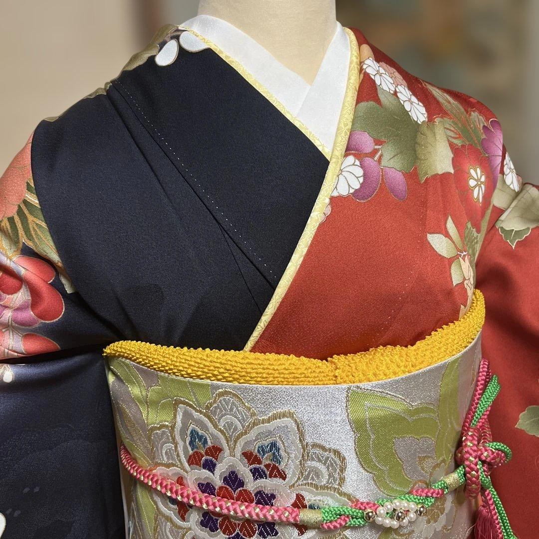 あきママ 振袖　長襦袢の2点セット　身丈166裄69.5