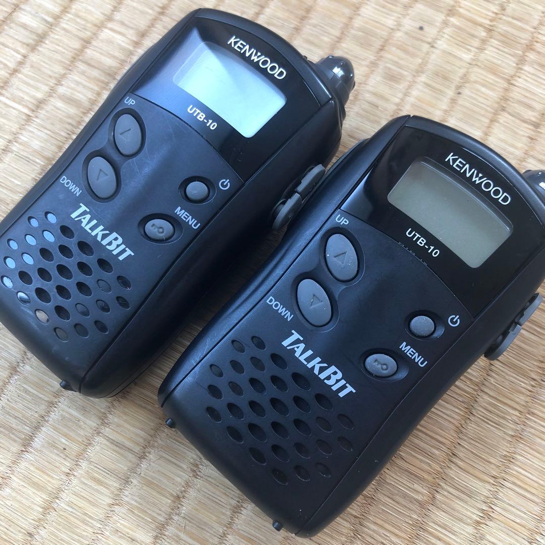 KENWOOD UTB-10 トランシーバー イヤフォン付き