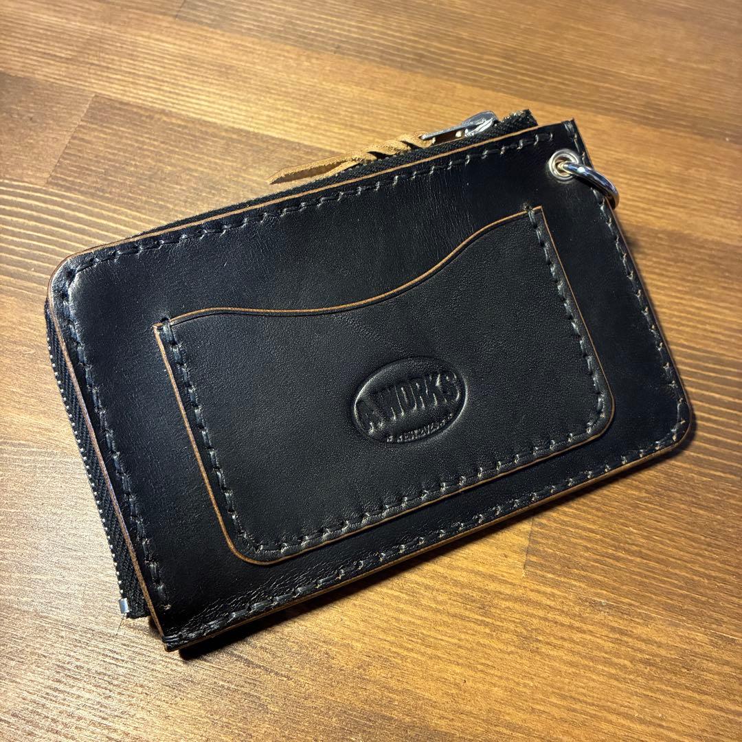 フラグメントケース　トラッカーウォレット　MARYAM社　ホースバット　茶芯