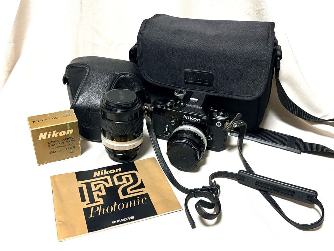 Nikon F2 フィルムカメラ レンズ2本付き