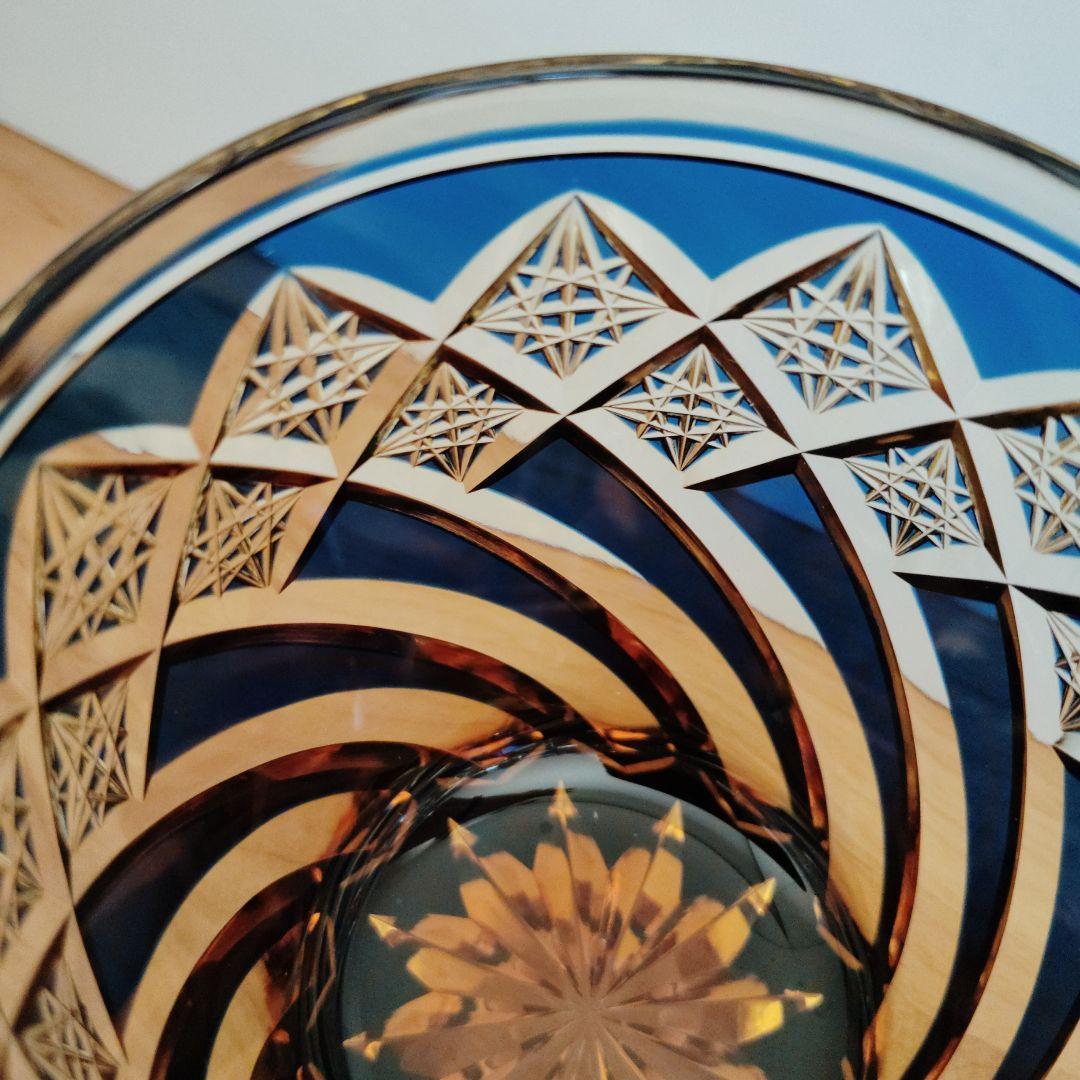 【美品】江戸切子２点　作高野秀徳