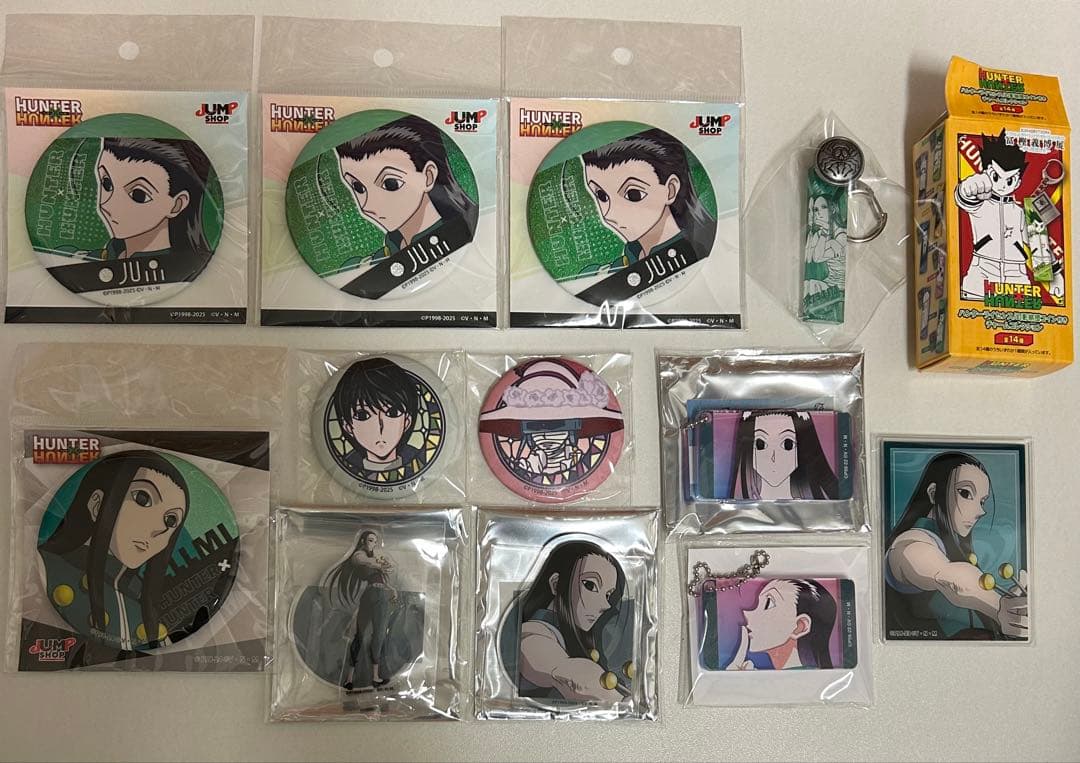 HUNTER × HUNTER 缶バッジ キーホルダー アクスタ イルミ