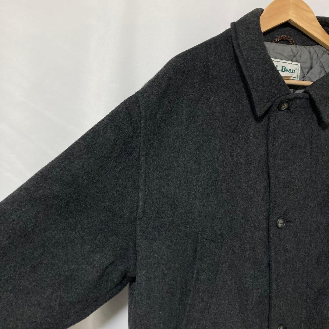90s l.l.bean ウールジャケット L 古着 ビンテージ キルティング