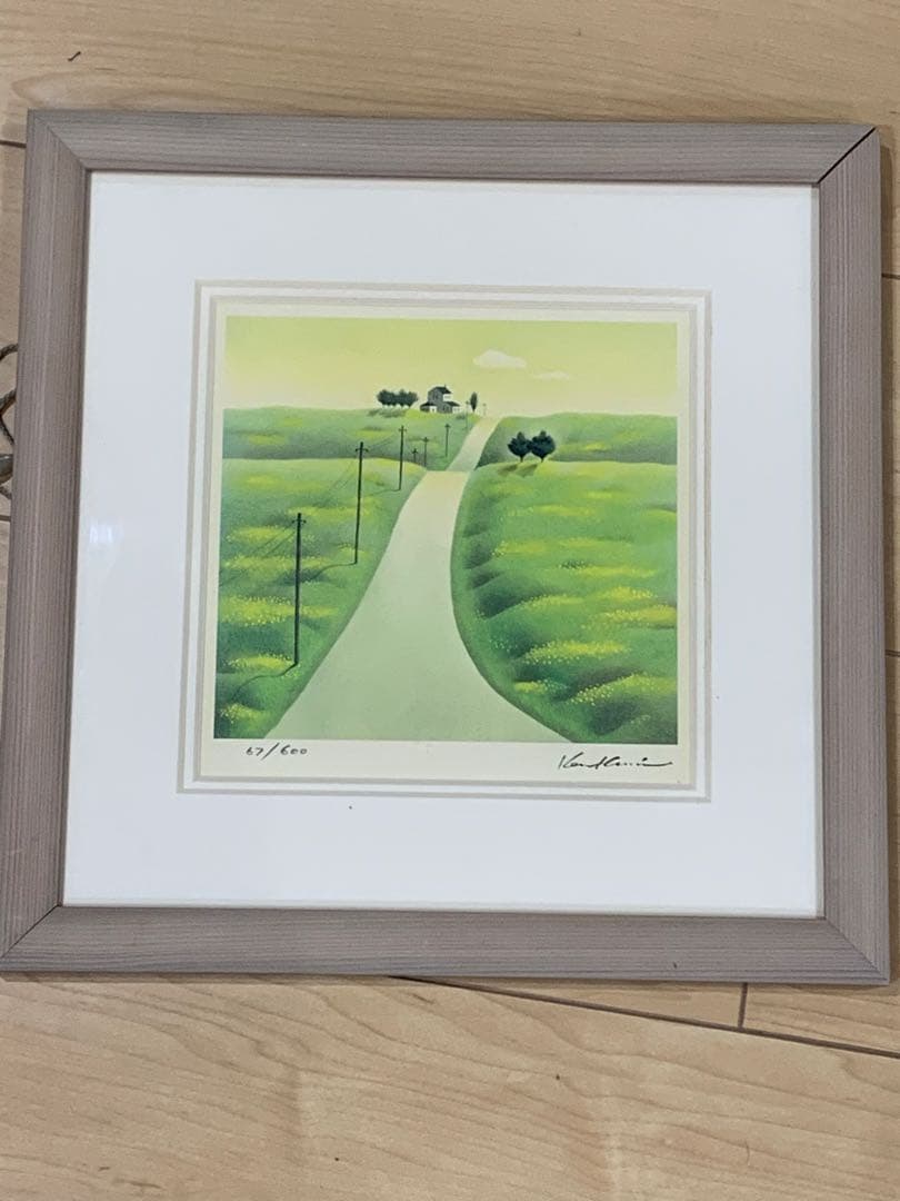 黒井 健 ダイヤモンドスクリーニング 額装　直筆サイン　エディション有　限定版画