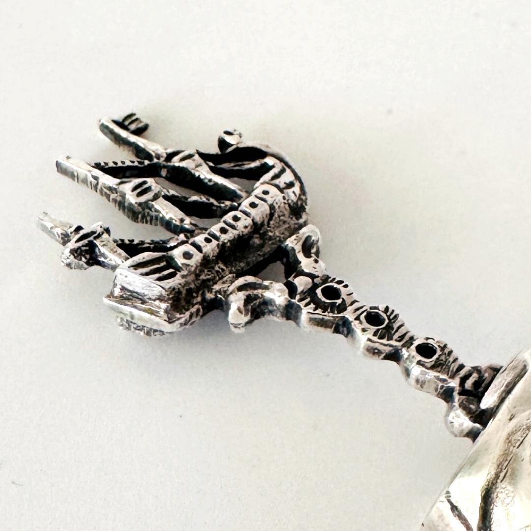 ★1904年代 英国★純銀製/キャディー/スプーン/イギリス/925/ロンドン