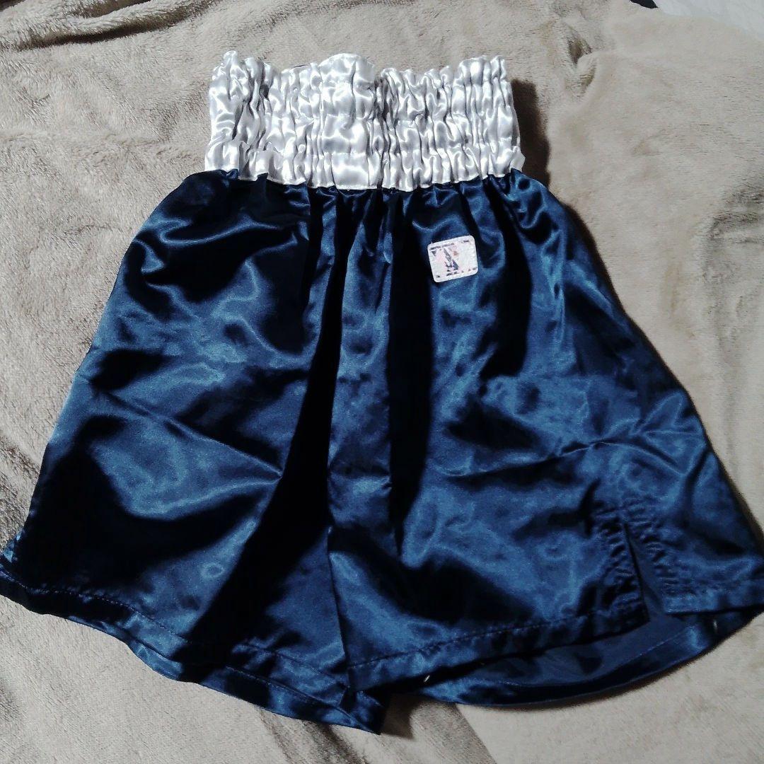 【ビンテージ品】ウイニング ボクシングトランクス F6-L ネイビー×ホワイト