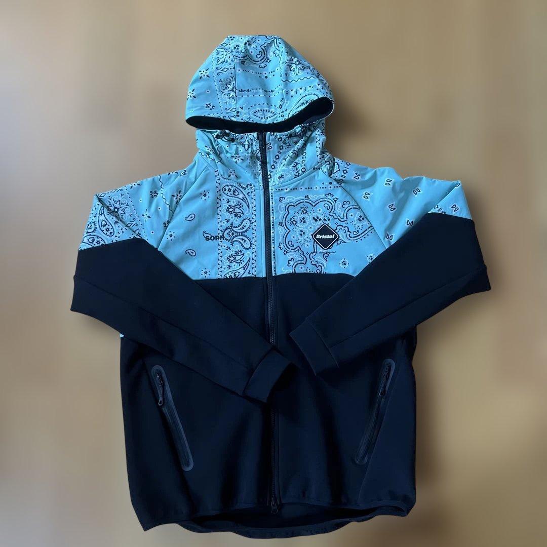 【未使用】FCRB VENTILATION HOODIE ペイズリー柄　XL