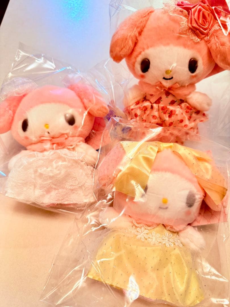 サンリオ　マイメロディ マスコットホルダー（レディマイメロディ） 3点セット