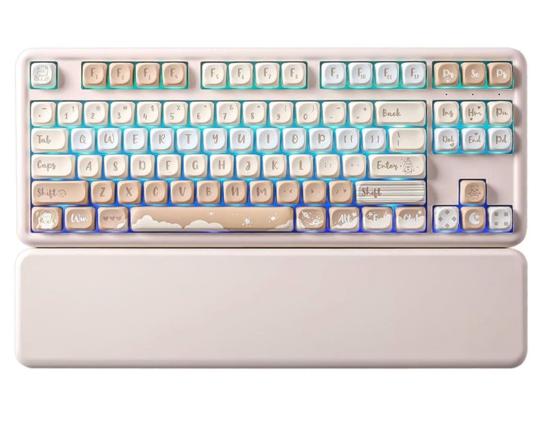 1点限り　512465 YUNZII B87 ワイヤレスメカニカルキーボード