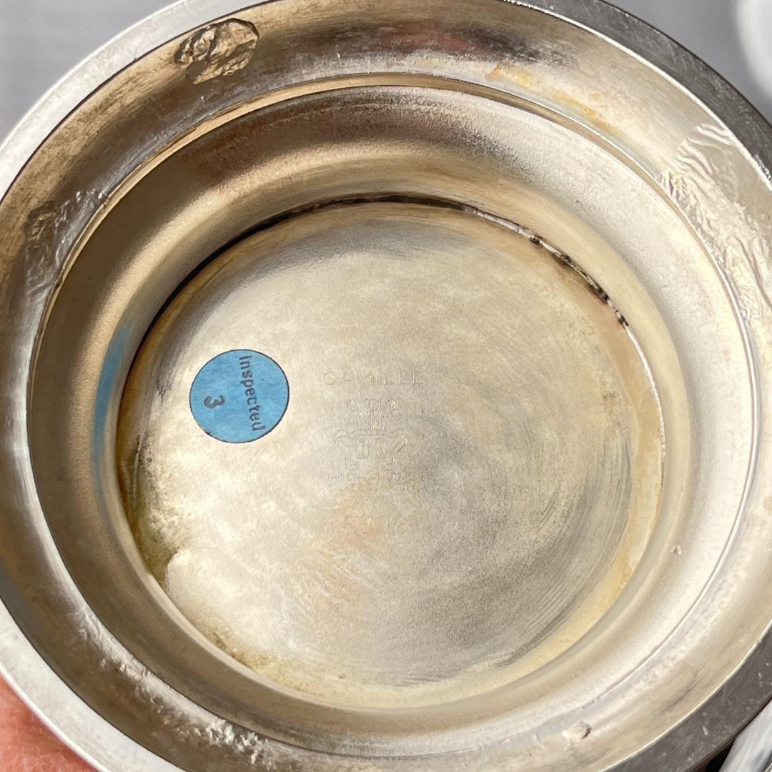 【CAMILLE】ティーサービス 5点 トレー ティーポット 薔薇のレリーフ