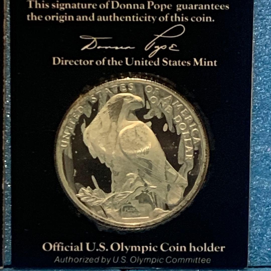 ロサンゼルスオリンピック 記念 銀貨