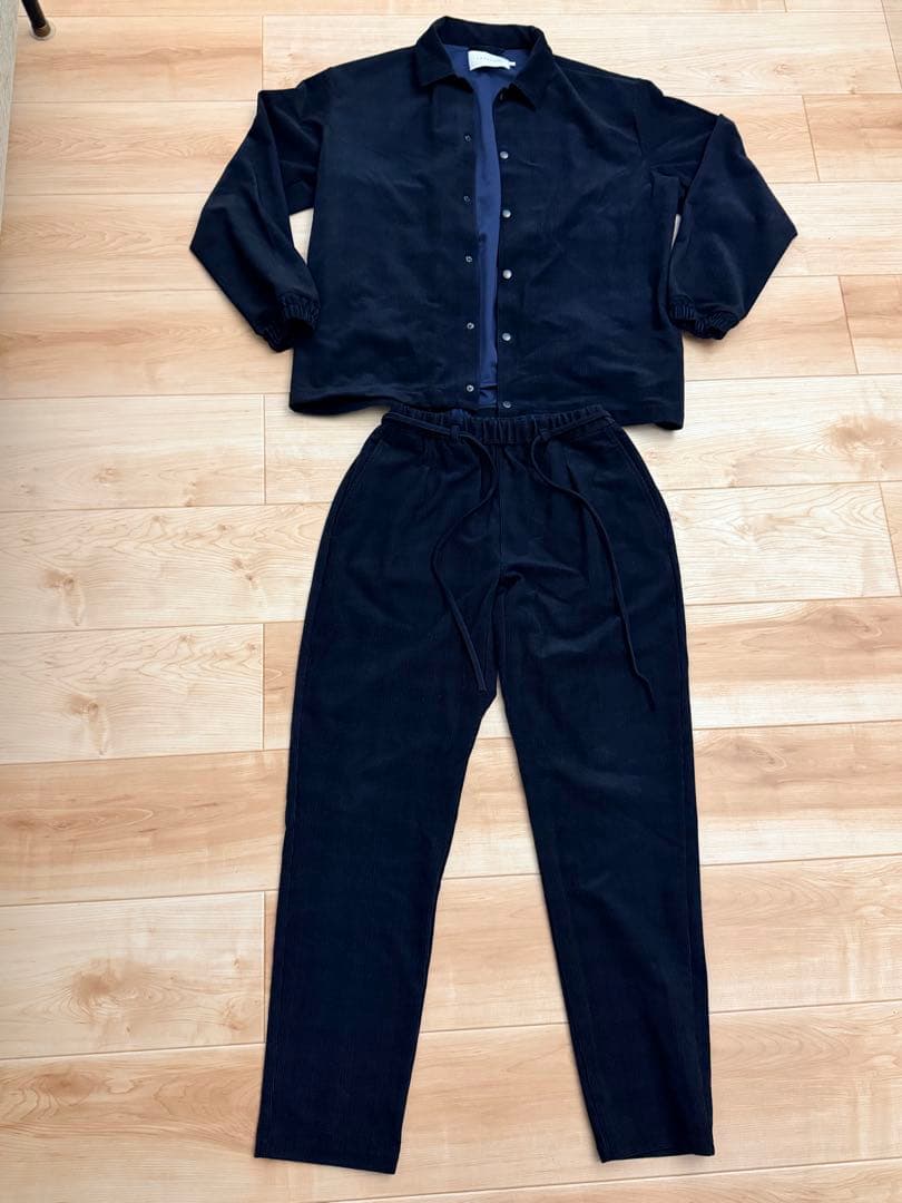 【美品】Curly&Co. カーリー ネイビー セットアップ サイズ3