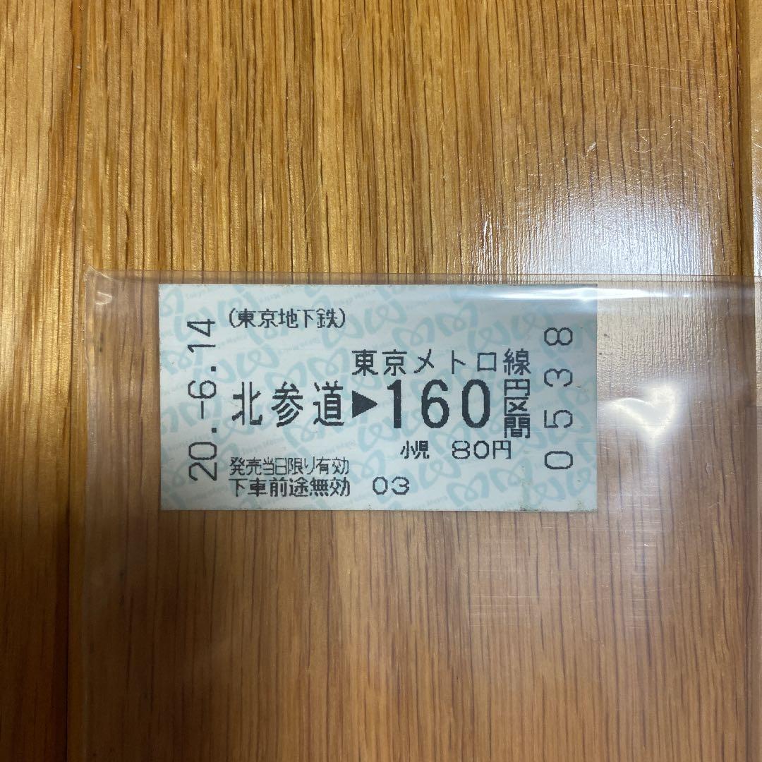副都心線　北参道駅　開業日　2008年6月14日　未使用切符