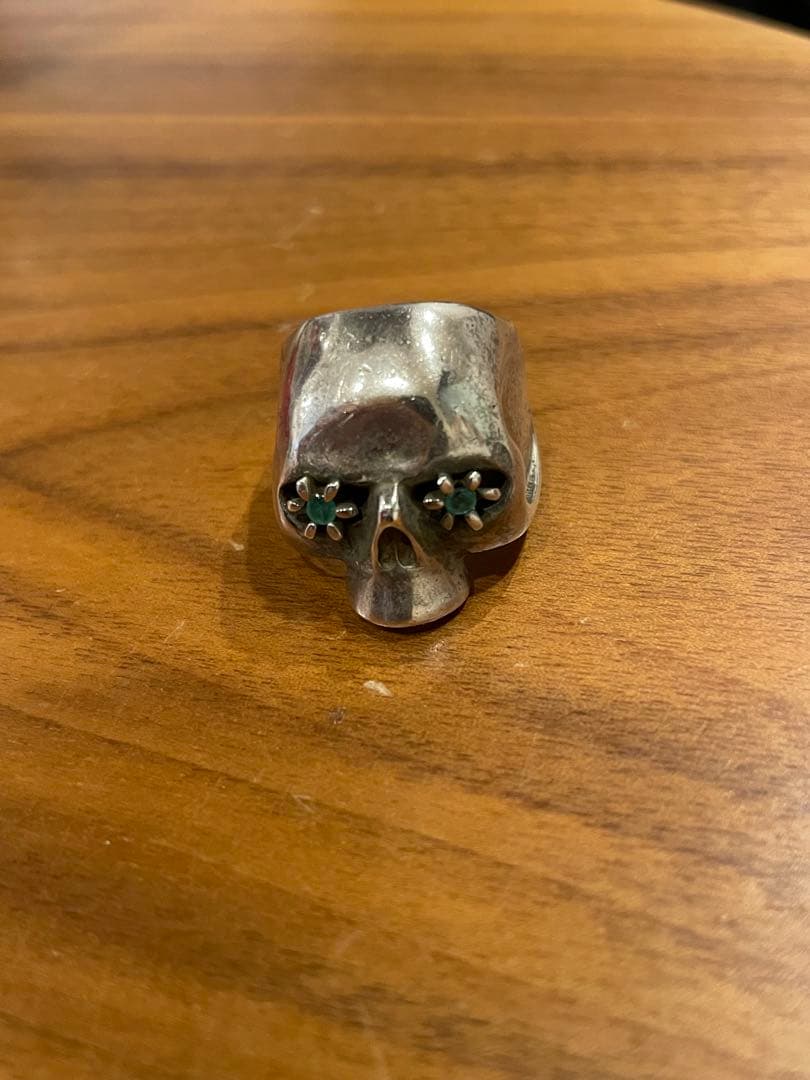 NUMBER NINE ナンバーナイン ジャムホームメイド スカルリング 17号