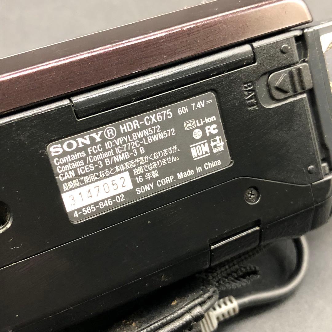 【動作確認済】SONY　HDR-CX675 ビデオカメラ　microSDカード付