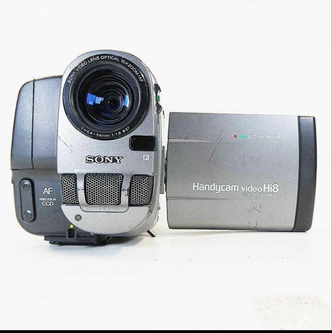 動作良好 Video.Hi8ソニー CCD-TRV90 高画質8ミリビデオカメラ