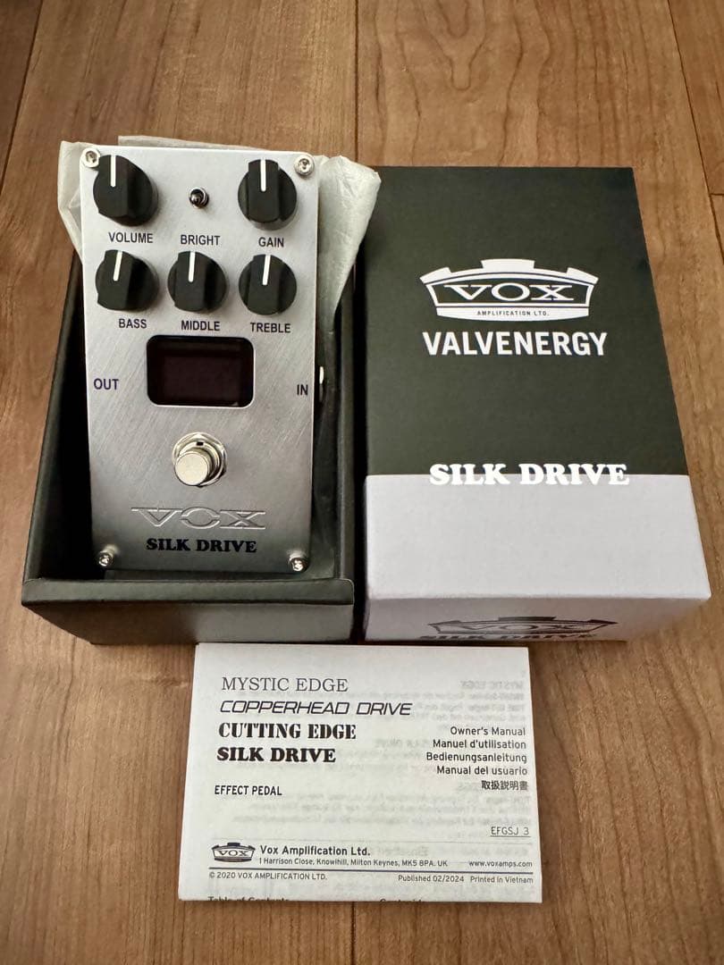 【未使用品】VOX VALVENERGY SILK DRIVE オーバードライブ