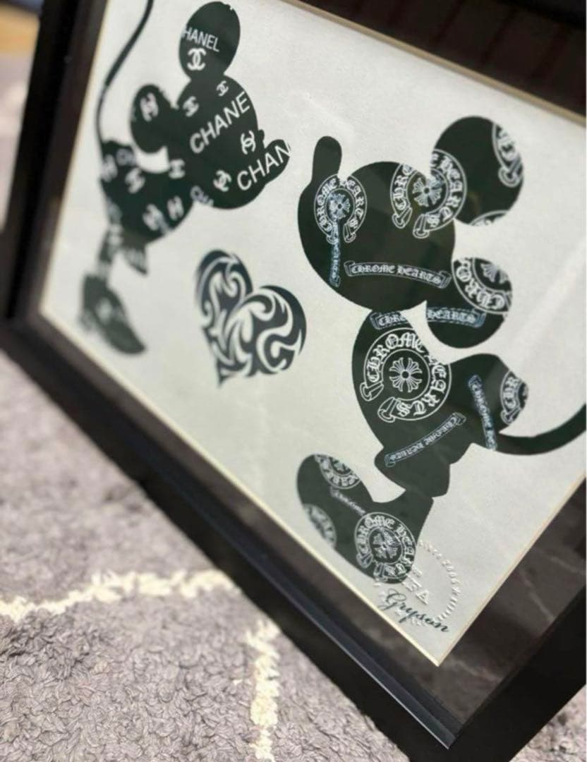 gryson オリジナルアートポスター　ミッキー　シャネル　クロムハーツ