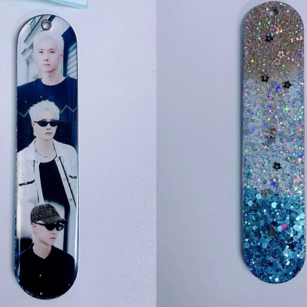 王一博 新作　可愛い　栞　レジンキーホルダー 12点セット❣️0122