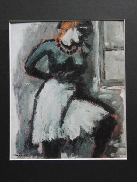 Kees van Dongen、超希少画集より、新品額装付、絵画