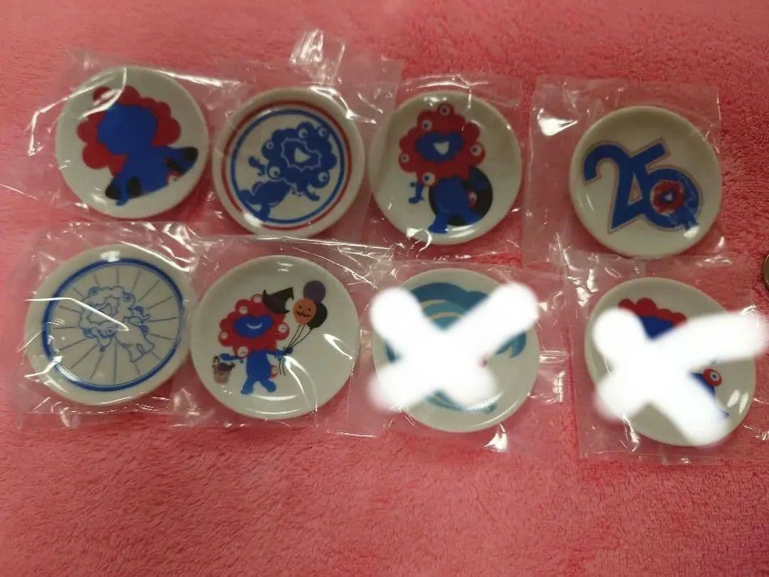 大阪関西万博　ミャクミャク　九谷焼豆皿　6個セット