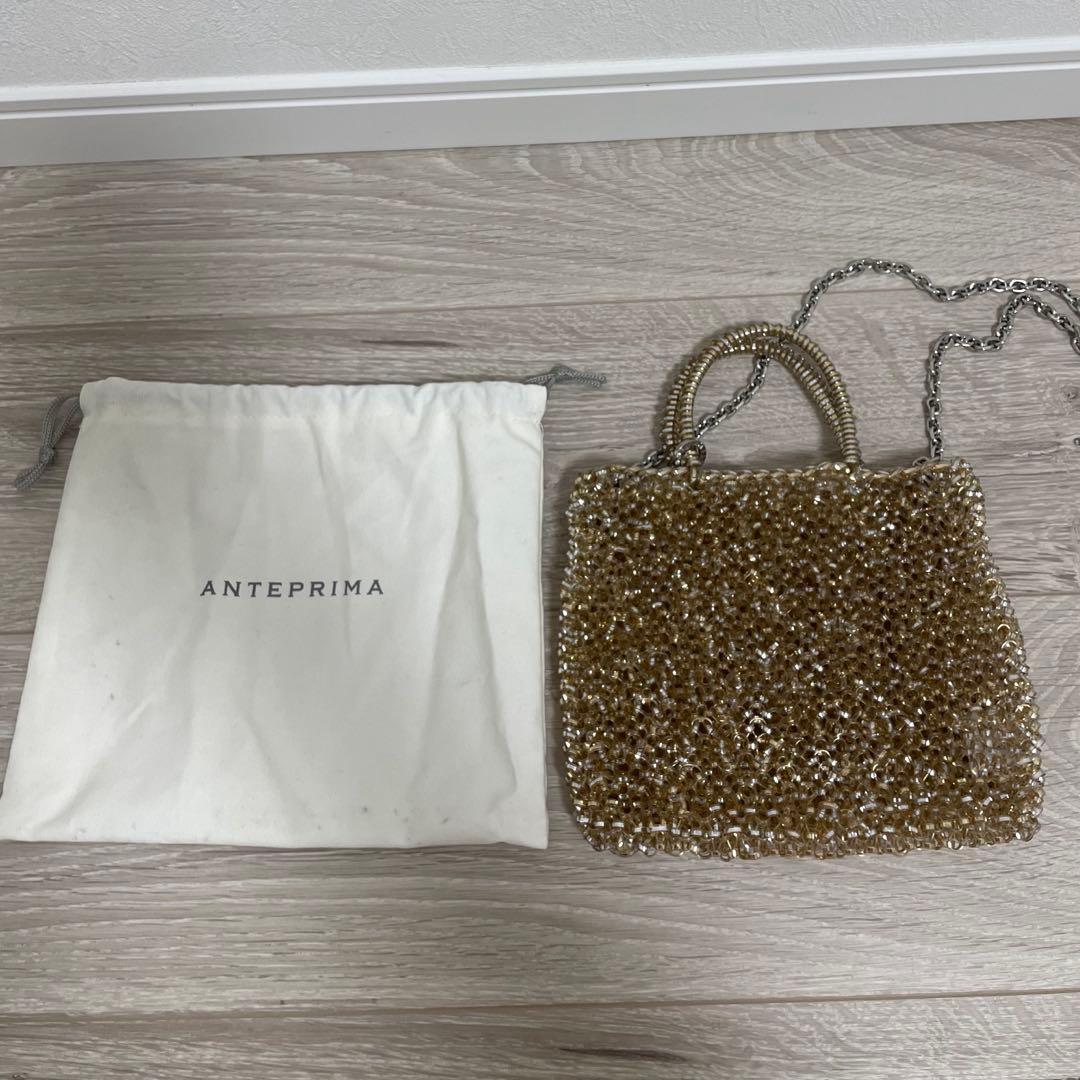 ANTEPRIMA アンテプリマ スタンダード ミニアトゥーラ シルバーゴールド