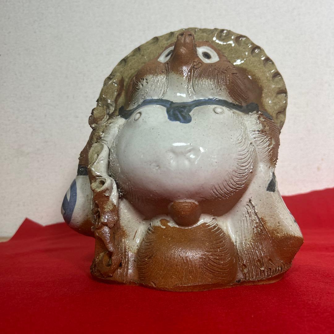 自宅保管品　狸の置物