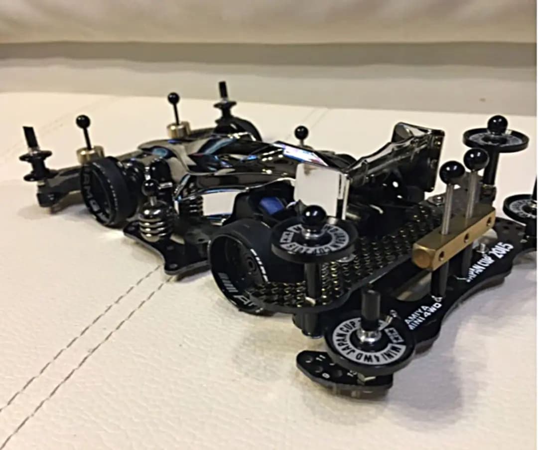 元祖！エアロアバンテ ブラック メタリック カスタム ミニ四駆 改造　確認用！