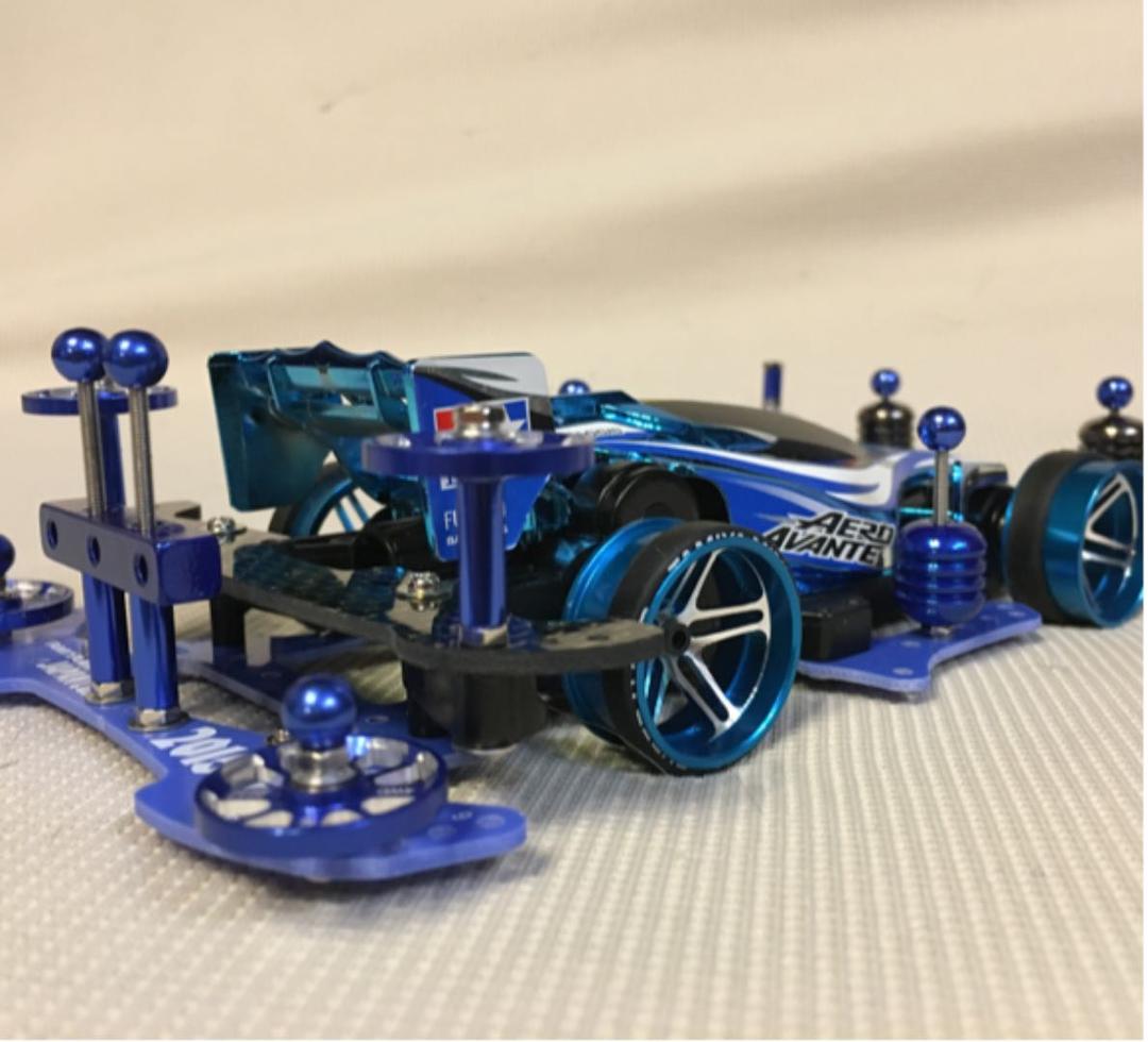 元祖！エアロアバンテ ブラック メタリック カスタム ミニ四駆 改造　確認用！