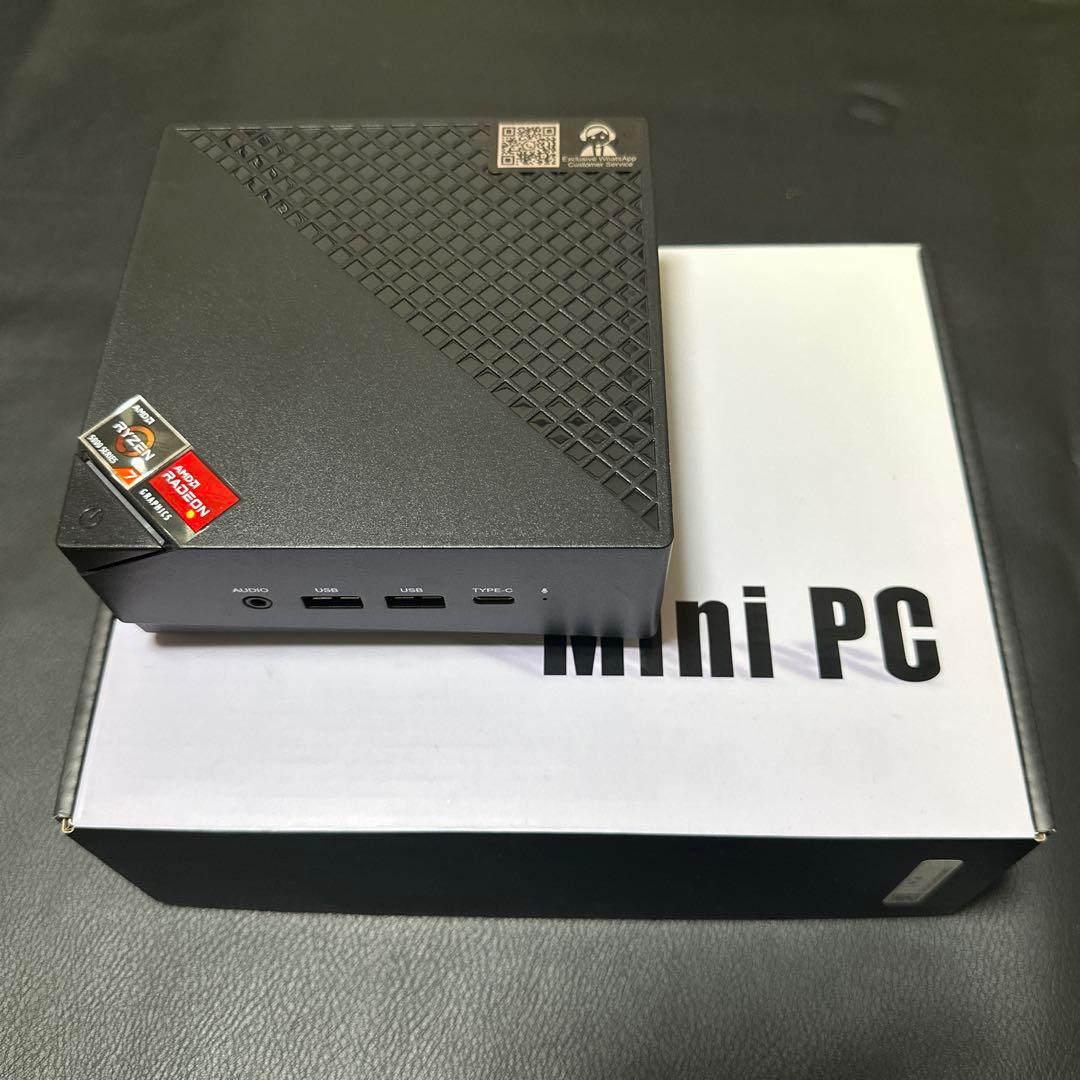 ミニPC NiPoGi Mini PC ryzen 7 5700u 32/ 512gb