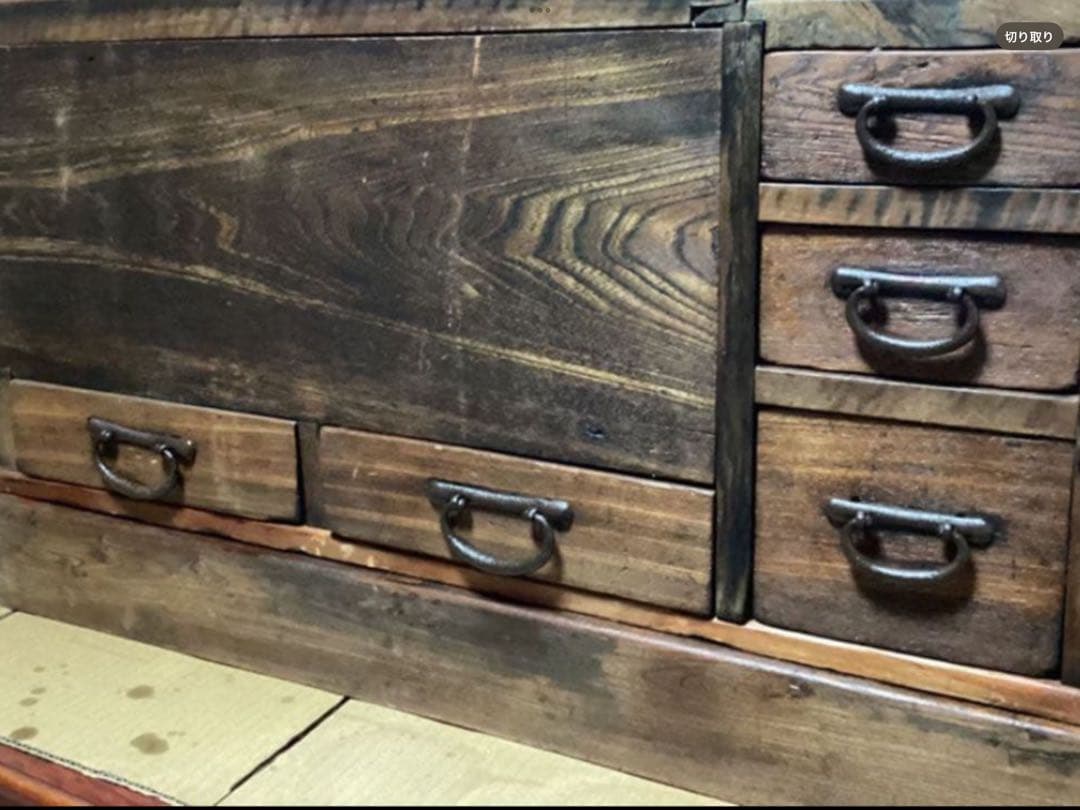 レトロ　長火鉢　そこそこ古い