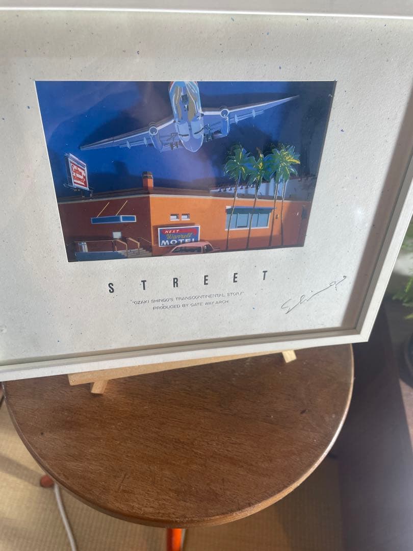 尾崎眞吾　アメリカンドリーム　立体絵画　アート　ヴィンテージ