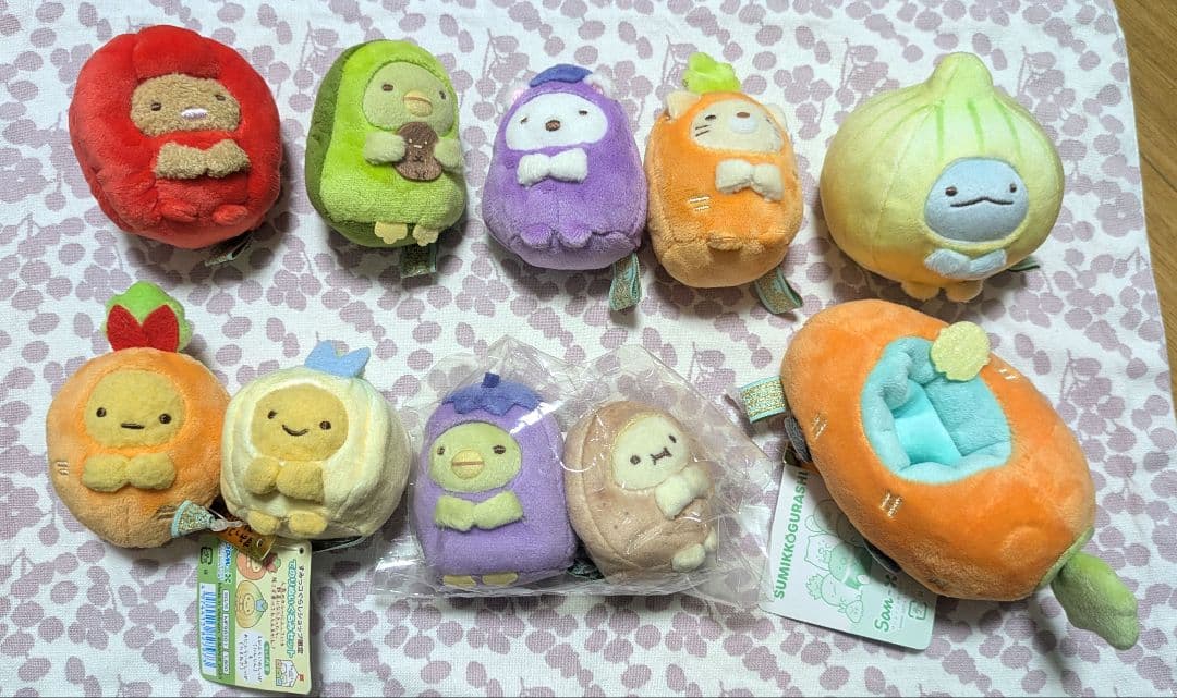 すみっコぐらし　たべもの王国　てのりぬいぐるみ