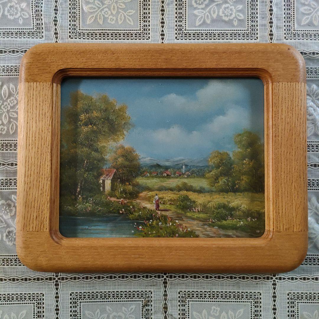 アンドレ・ボーシャン　油彩画『田園風景』